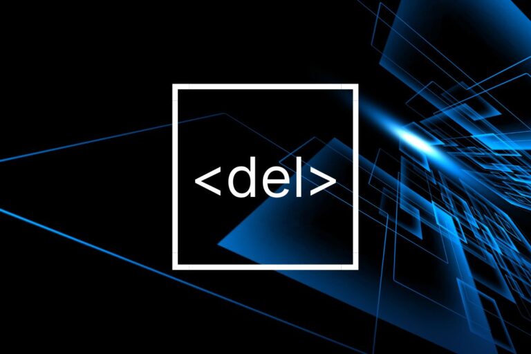 del タグ