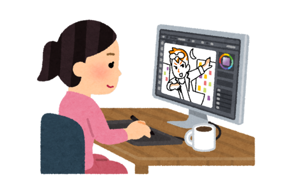 イラストを描く